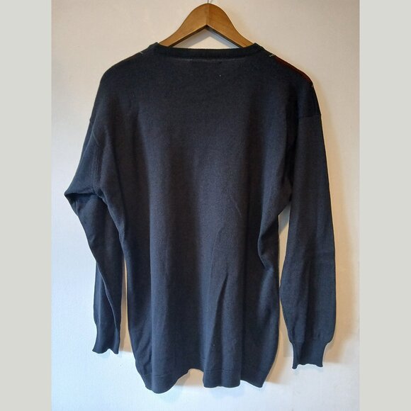 PRINGLE OF SCOTLAND - Vtg argyle wool sweater - Sz M - Picture 2 of 5